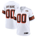 Cleveland Browns White 1946 Collection Alternate Custom Jersey product image 1, provided for visual reference and product
