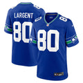 Seattle Seahawks Steve Largent Royal Throwback Retired Player Game Jersey product image 1, provided for visual reference and
