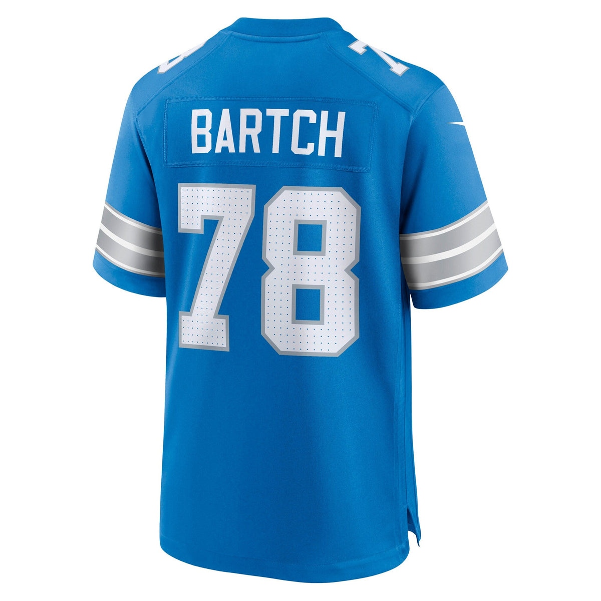 Detroit Lions Ben Bartch Blue Team Game Jersey product image 3, provided for visual reference and product detail review