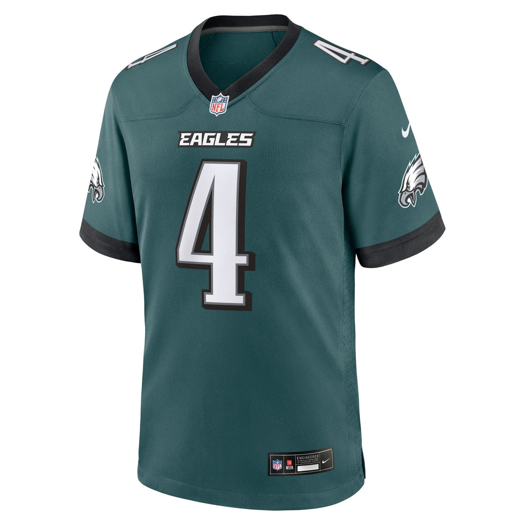 Philadelphia Eagles Jake Elliott Midnight Green Team Game Jersey product image 3, provided for visual reference and product