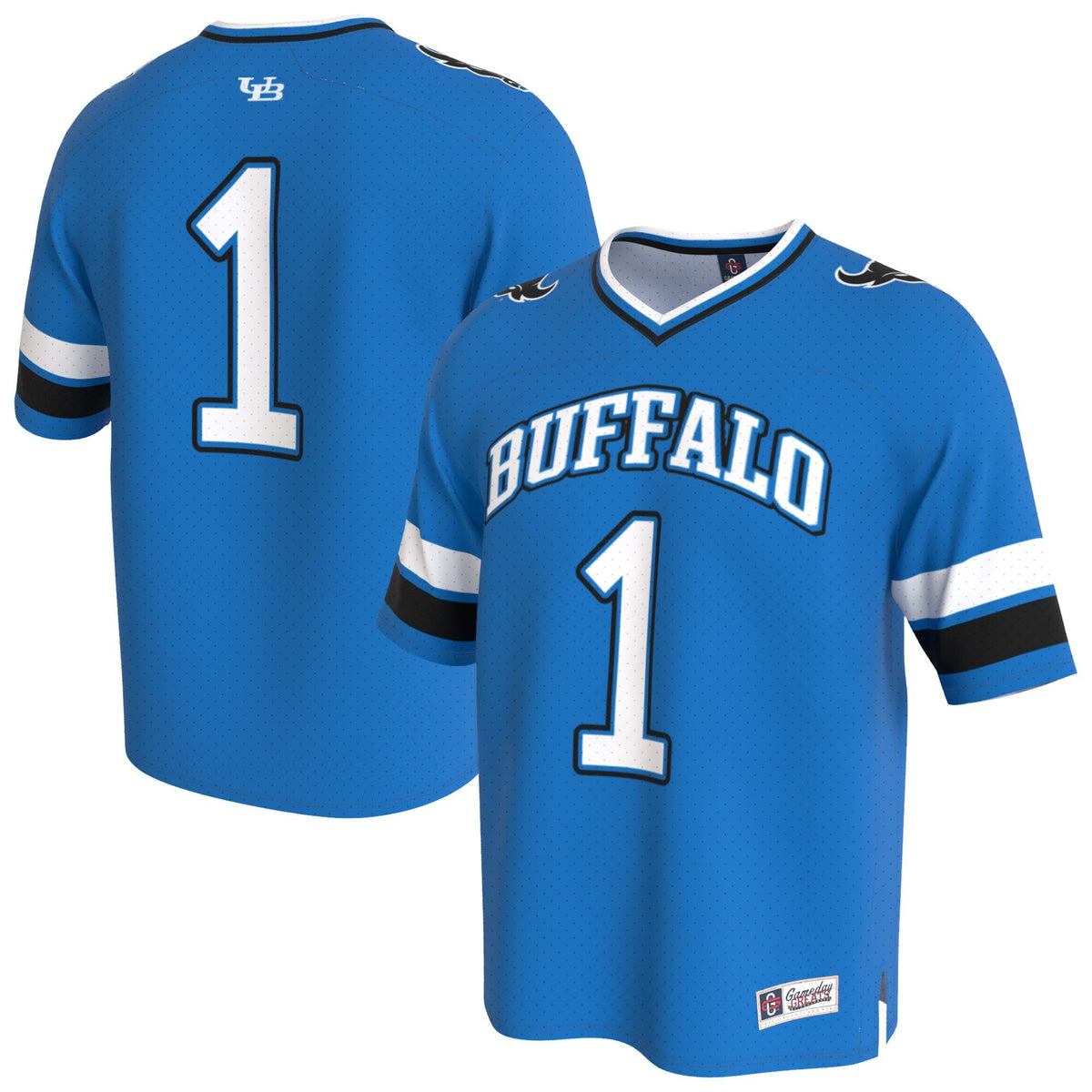 Buffalo Bulls Lightweight Collegiate Football Fashion Jersey - Royal product image 2, provided for visual reference and