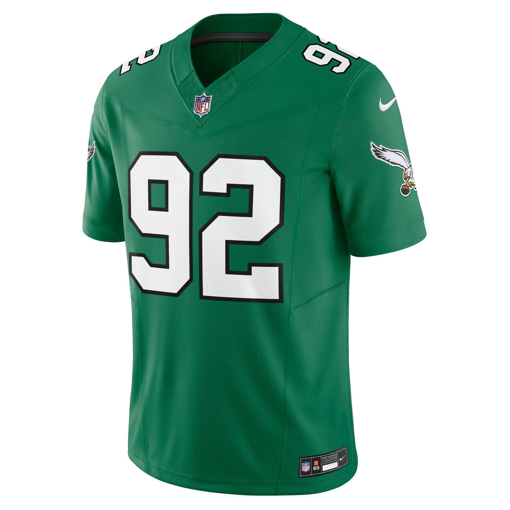 Philadelphia Eagles Reggie White Kelly Green Alternate Vapor F.U.S.E. Limited Jersey product image 3, provided for visual