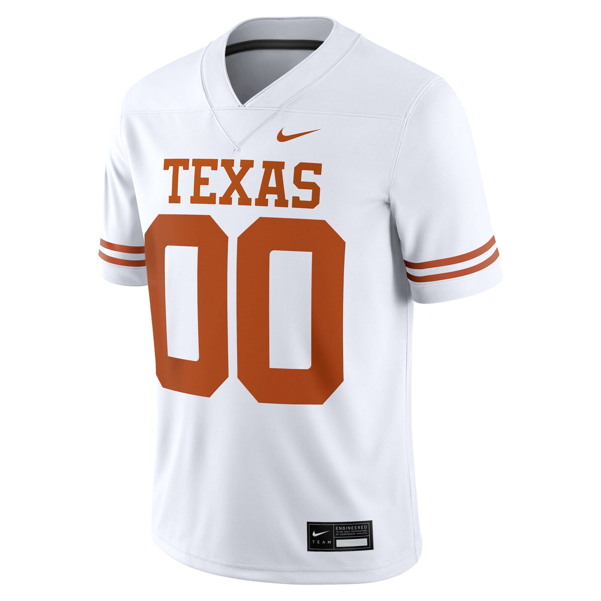 Texas Longhorns NIL Pick-A-Player Game Jersey - White product image 3, provided for visual reference and product detail
