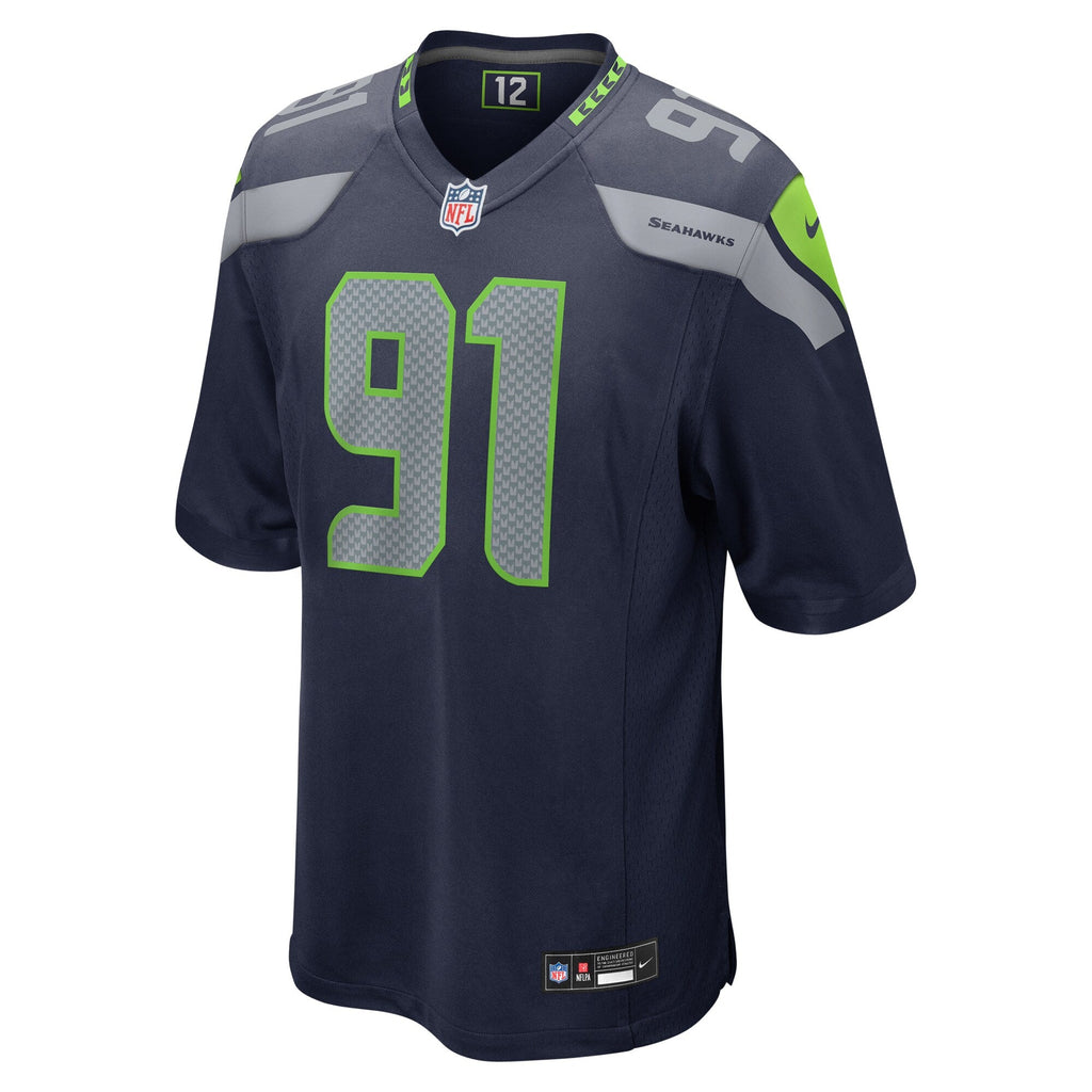 Seattle Seahawks Byron Murphy II College Navy Player Game Jersey product image 3, provided for visual reference and product