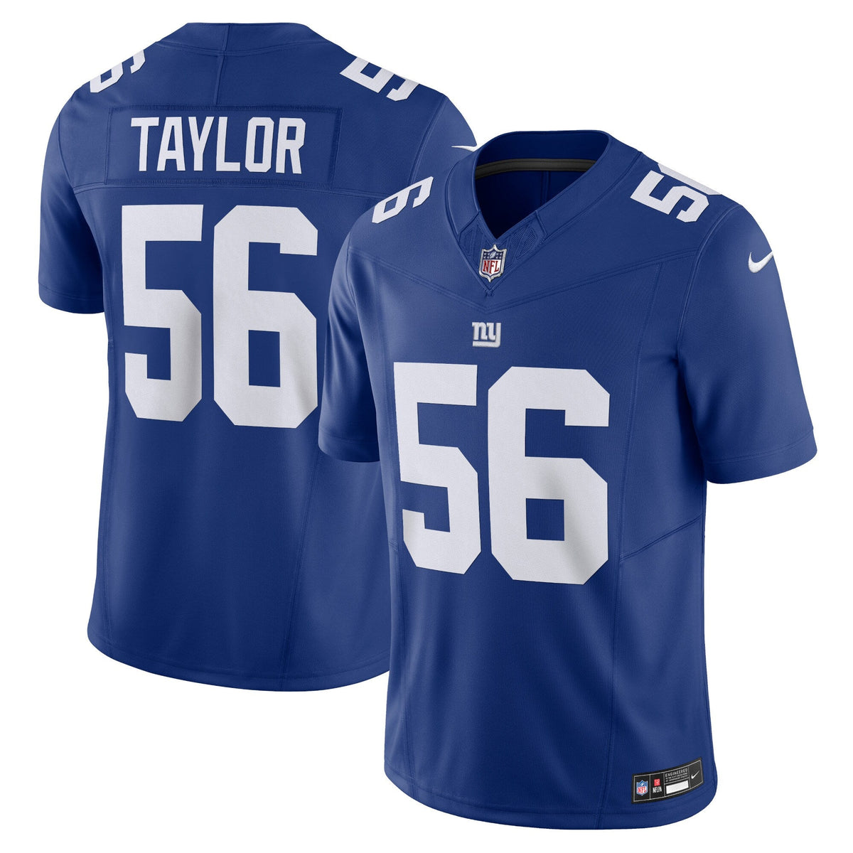 New York Giants Lawrence Taylor Royal Vapor F.U.S.E. Limited Jersey product image 2, provided for visual reference and