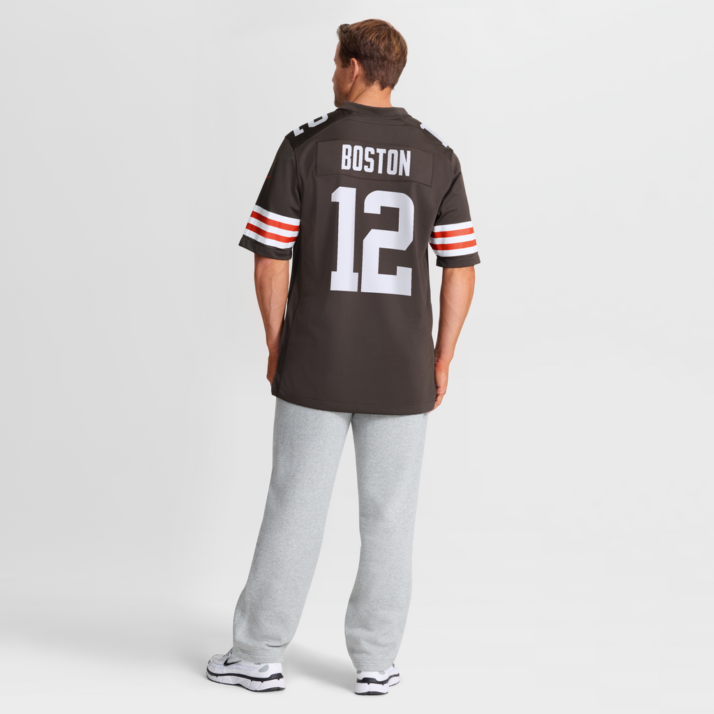 Cleveland Browns Denzel Boston Brown Game Jersey product image 4, provided for visual reference and product detail review