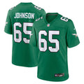 Philadelphia Eagles Lane Johnson Kelly Green Alternate Game Jersey product image 1, provided for visual reference and