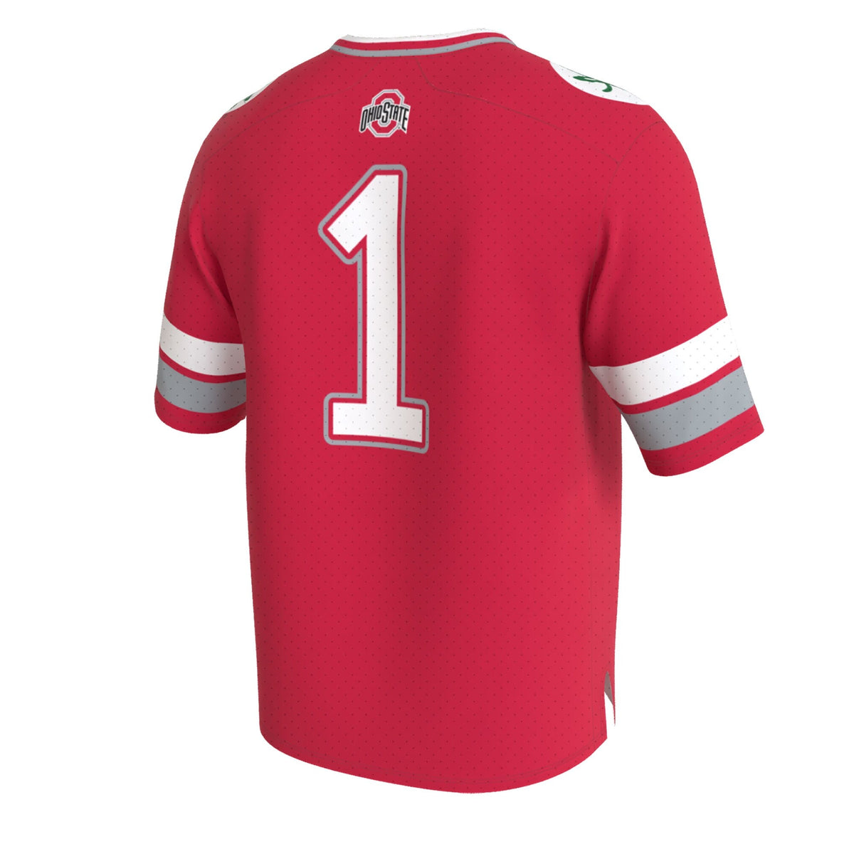 Ohio State Buckeyes Lightweight Collegiate Football Fashion Jersey - Scarlet product image 4, provided for visual reference