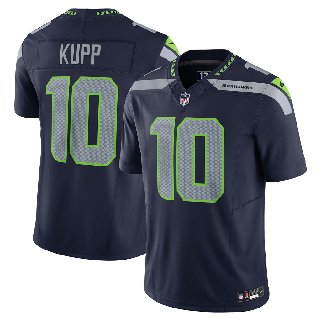 Seattle Seahawks Cooper Kupp College Navy Team Vapor F.U.S.E. Limited Jersey product image 2, provided for visual reference