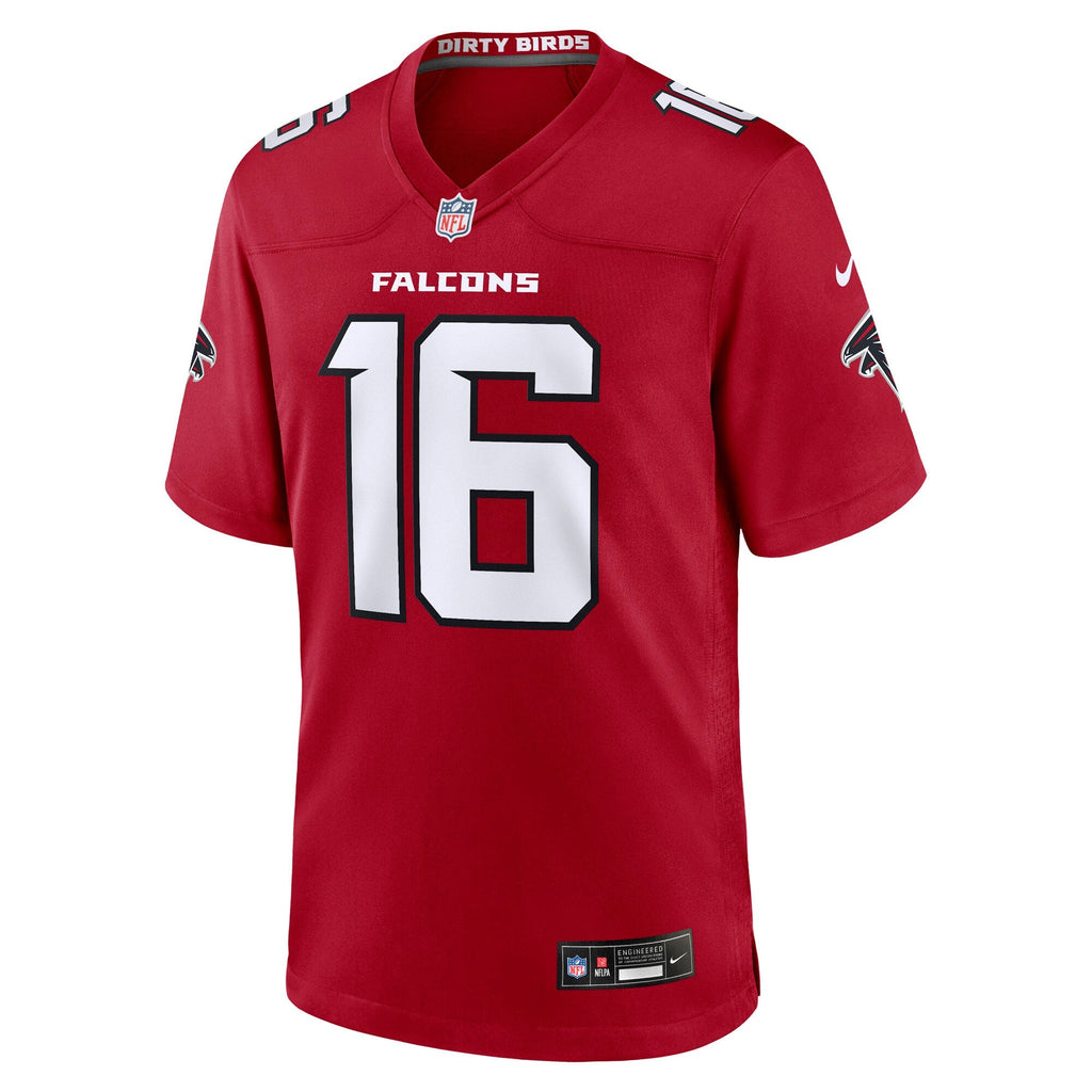 Atlanta Falcons Jake Bailey Red Team Game Jersey product image 3, provided for visual reference and product detail review