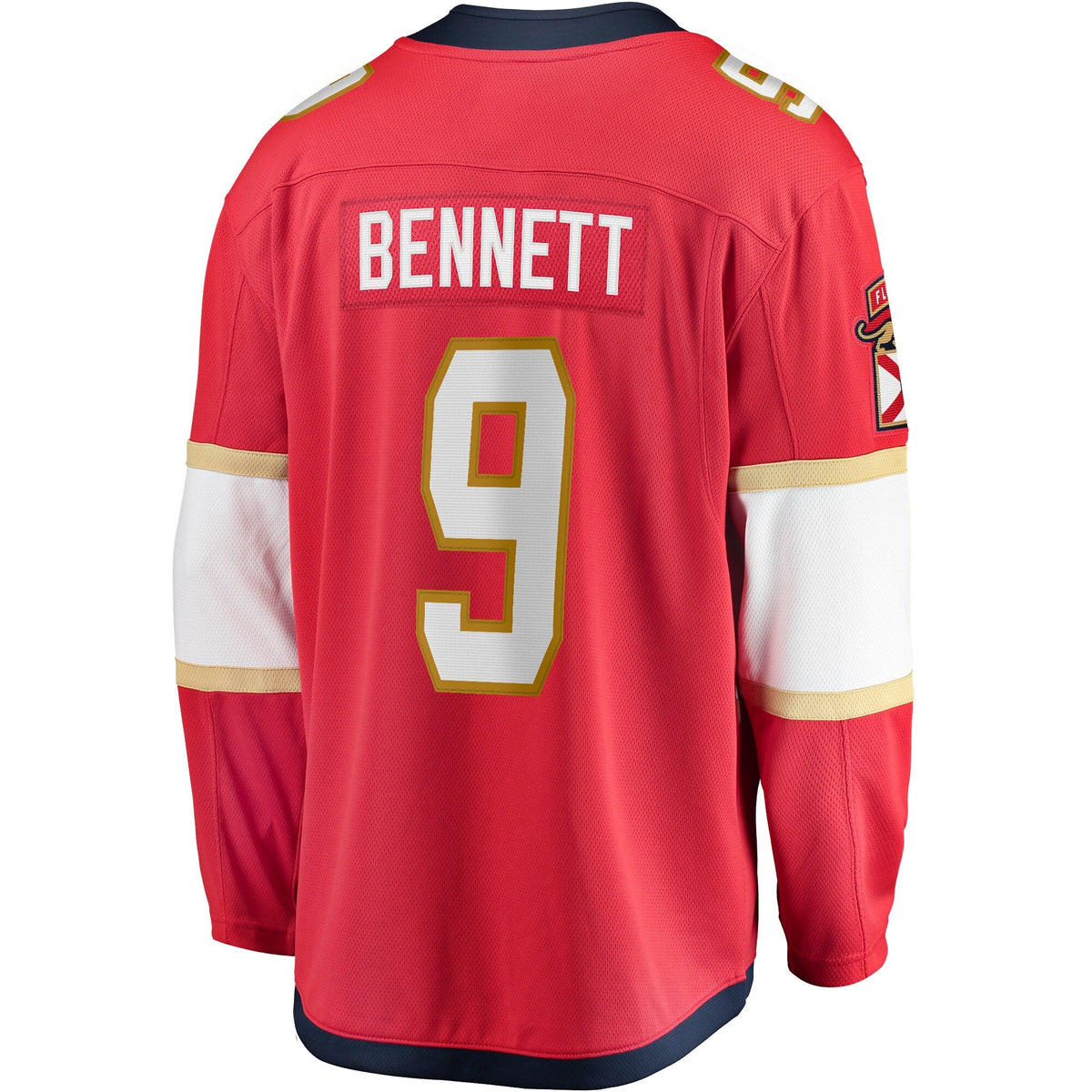 Florida Panthers Sam Bennett Red Home Breakaway Replica Jersey product image 4, provided for visual reference and product