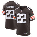 Cleveland Browns Dylan Sampson Brown Team Game Jersey product image 1, provided for visual reference and product detail