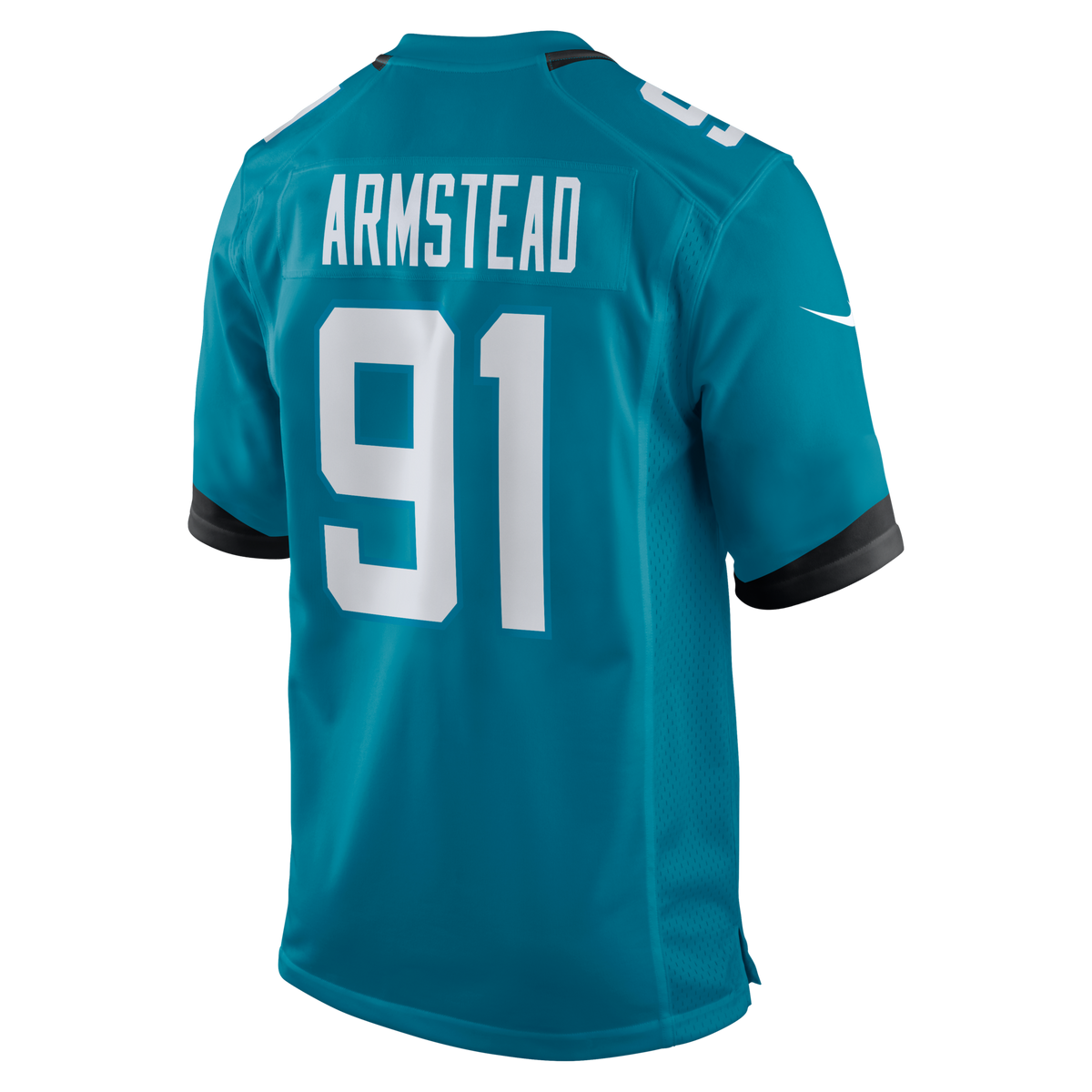 Jacksonville Jaguars Arik Armstead Teal Team Game Jersey product image 3, provided for visual reference and product detail