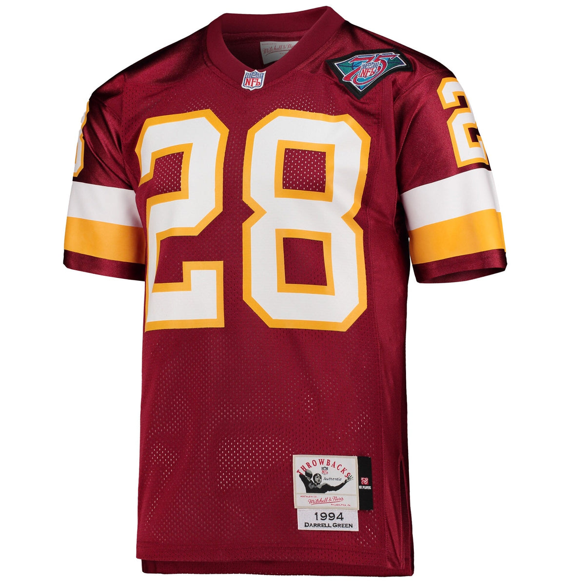 Washington Football Team 1994 Darrell Green Burgundy Authentic Throwback Retired Player Jersey product image 3, provided for