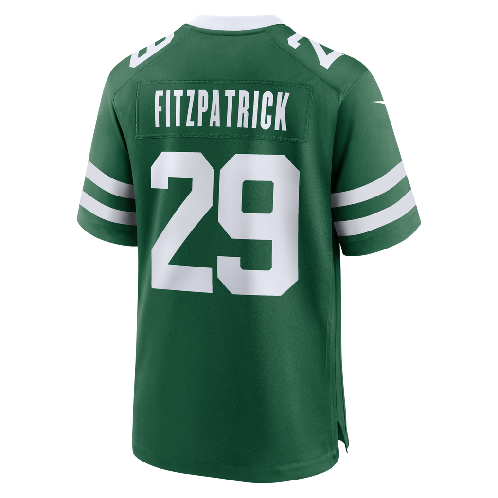 New York Jets Minkah Fitzpatrick Legacy Green Game Jersey product image 6, provided for visual reference and product detail