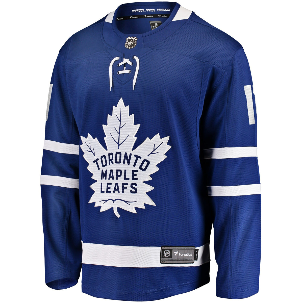 Toronto Maple Leafs Max Domi Blue Home Breakaway Jersey product image 3, provided for visual reference and product detail