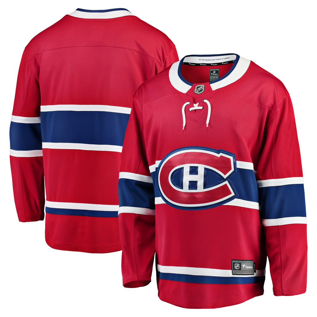 Montreal Canadiens Red Breakaway Home Jersey product image 1, provided for visual reference and product detail review