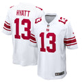 New York Giants Jalin Hyatt White Game Jersey product image 1, provided for visual reference and product detail review