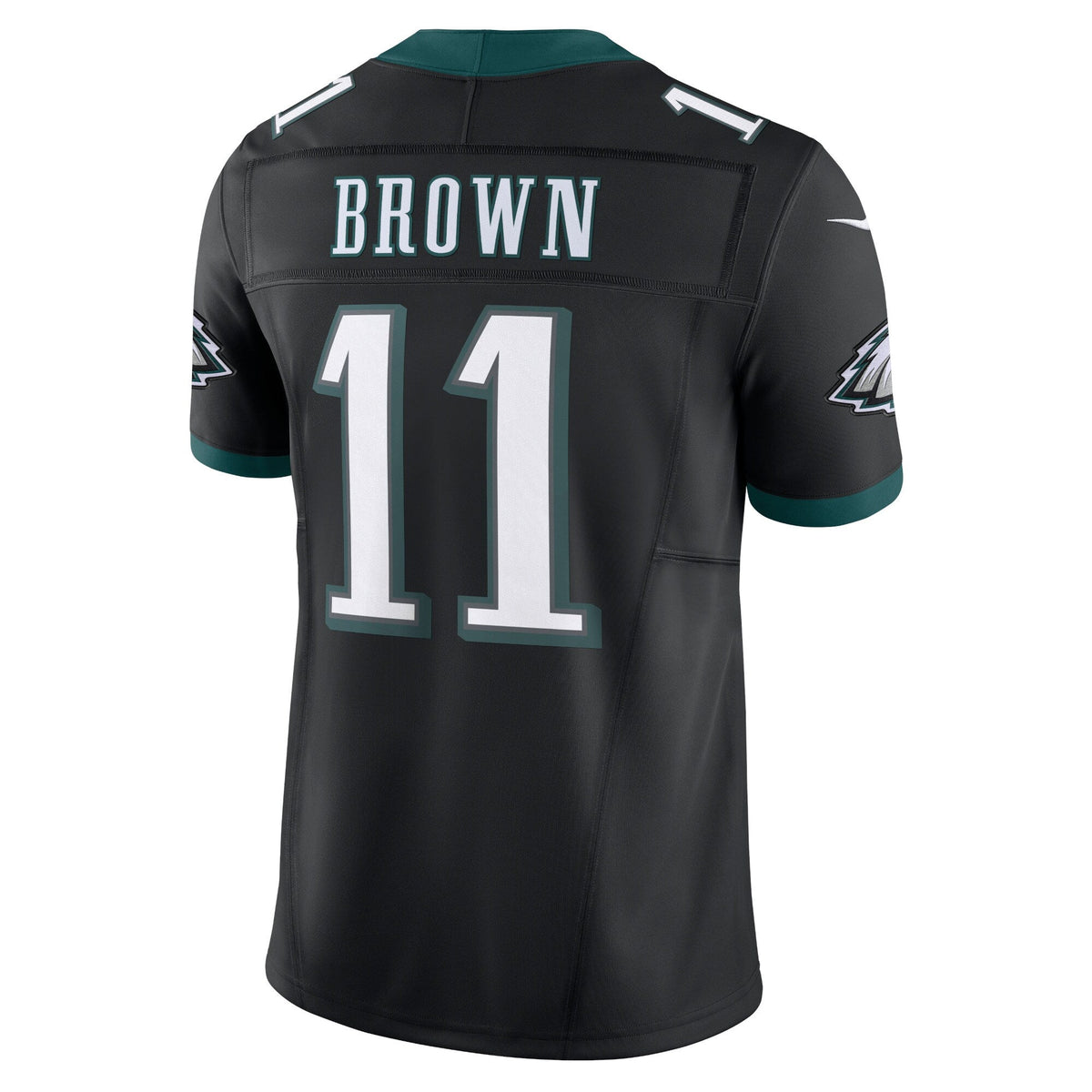 Philadelphia Eagles A.J. Brown Black Alternate Vapor F.U.S.E. Limited Jersey product image 3, provided for visual reference