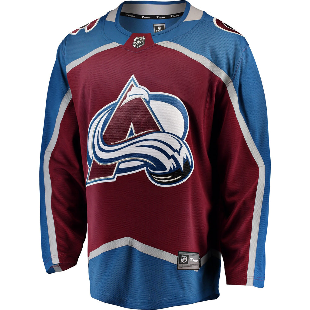Colorado Avalanche Maroon Breakaway Home Jersey product image 3, provided for visual reference and product detail review