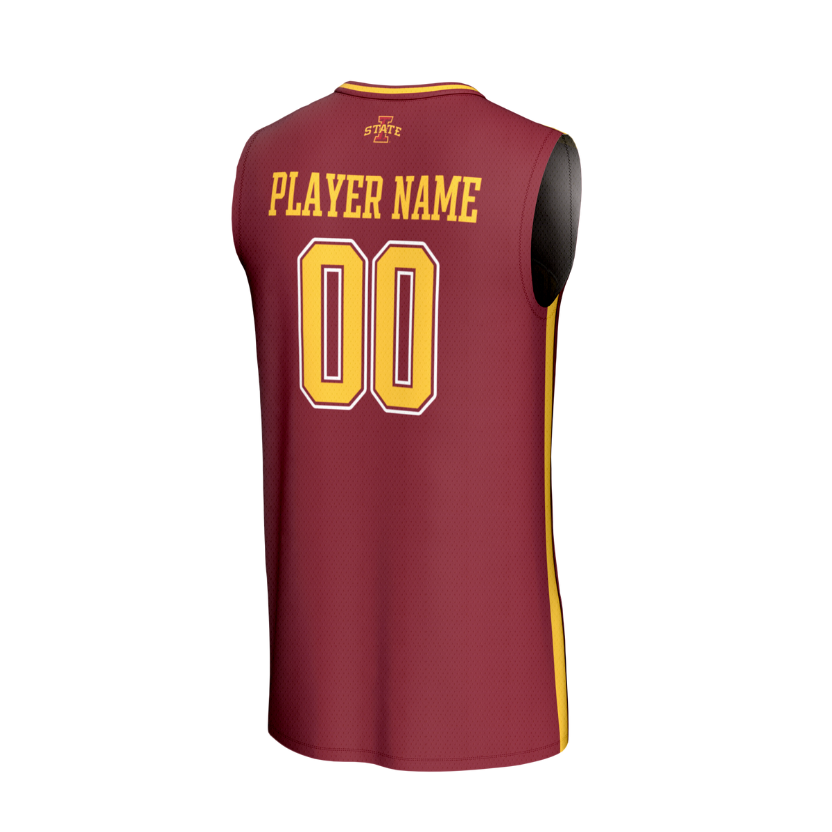 Iowa State Cyclones Lightweight Collegiate Basketball NIL Pick-A-Player Fashion Jersey - Cardinal product image 4, provided