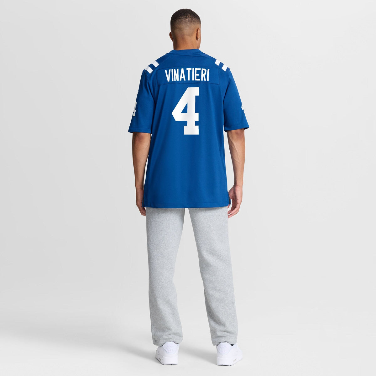 Indianapolis Colts Adam Vinatieri Royal Team Retired Game Jersey product image 4, provided for visual reference and product