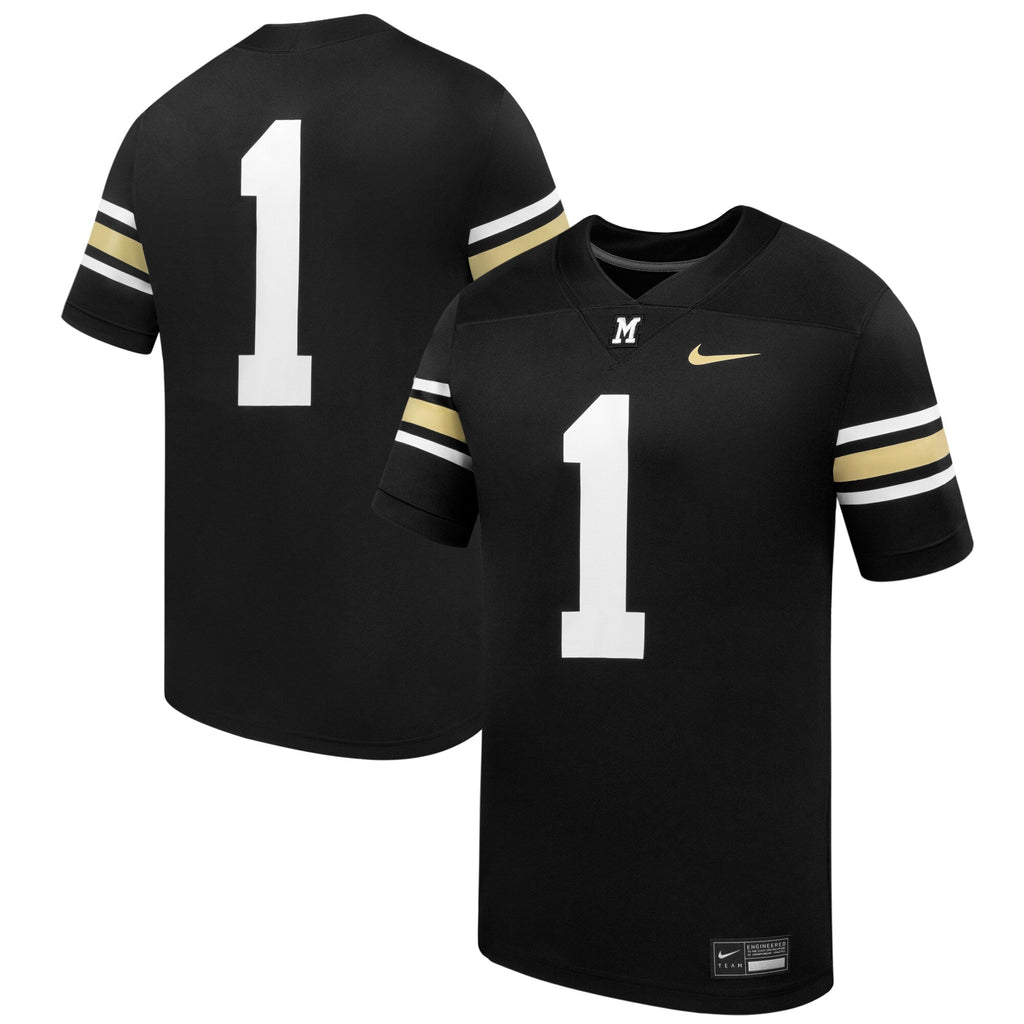 #1 Missouri Tigers 100th Anniversary Replica Football Jersey - Black product image 2, provided for visual reference and