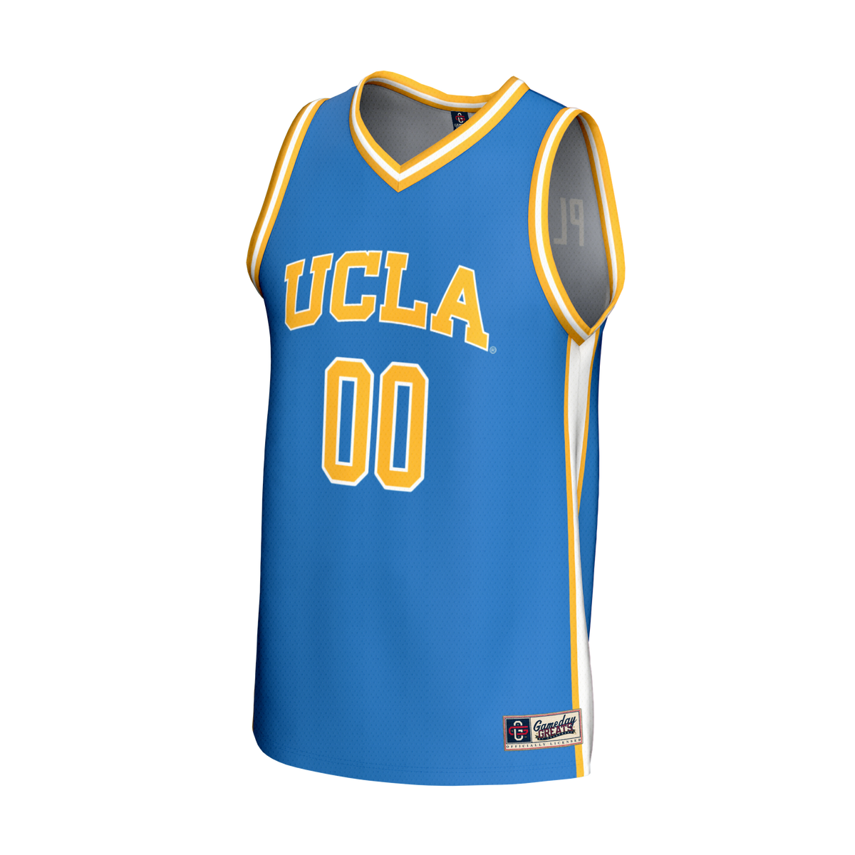 UCLA Bruins NIL Pick-A-Player Lightweight Basketball Fashion Jersey - Blue product image 3, provided for visual reference