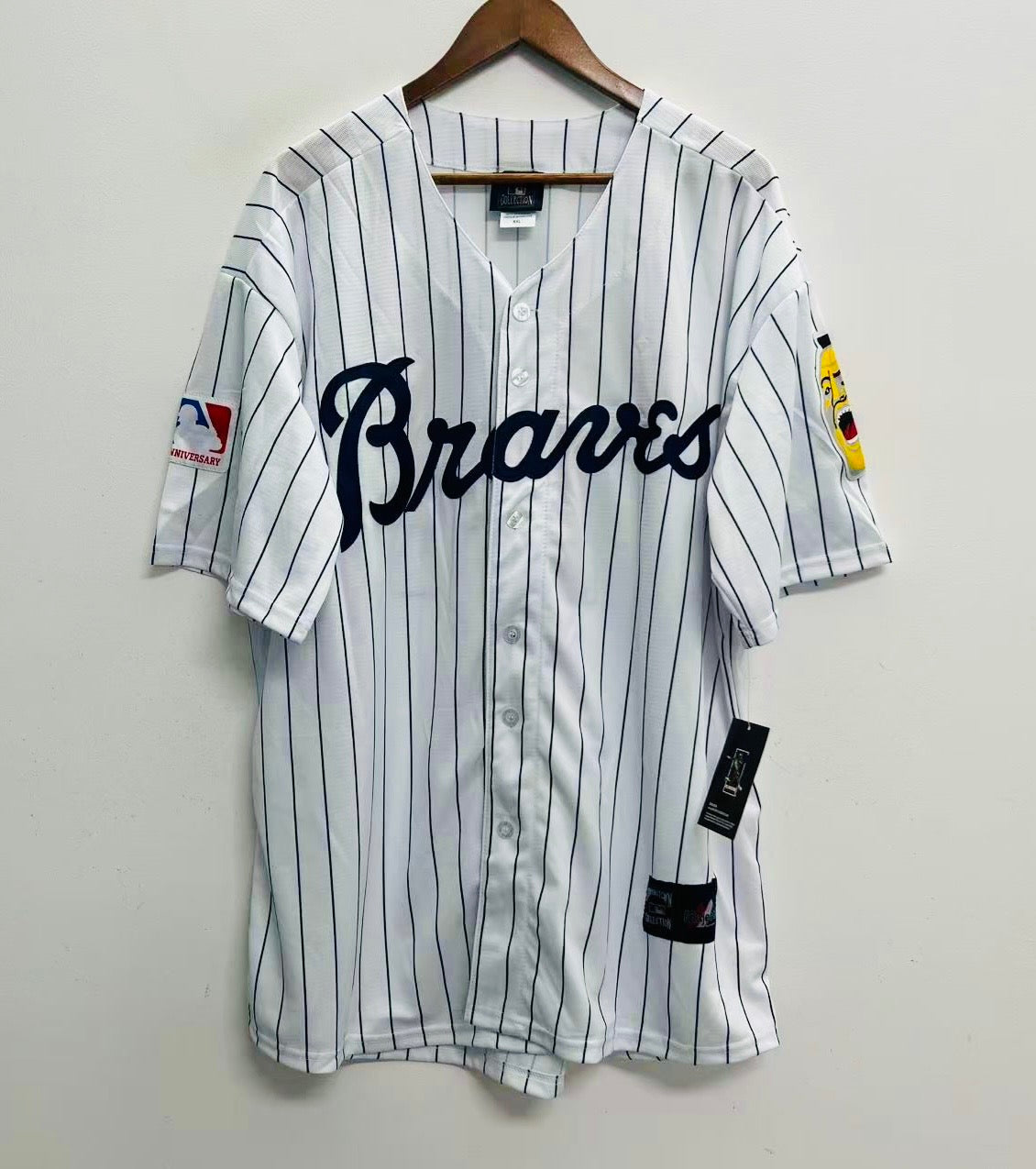 Dusty Baker 1969 Atlanta Braves Official MLB Majestic Jersey product image 2