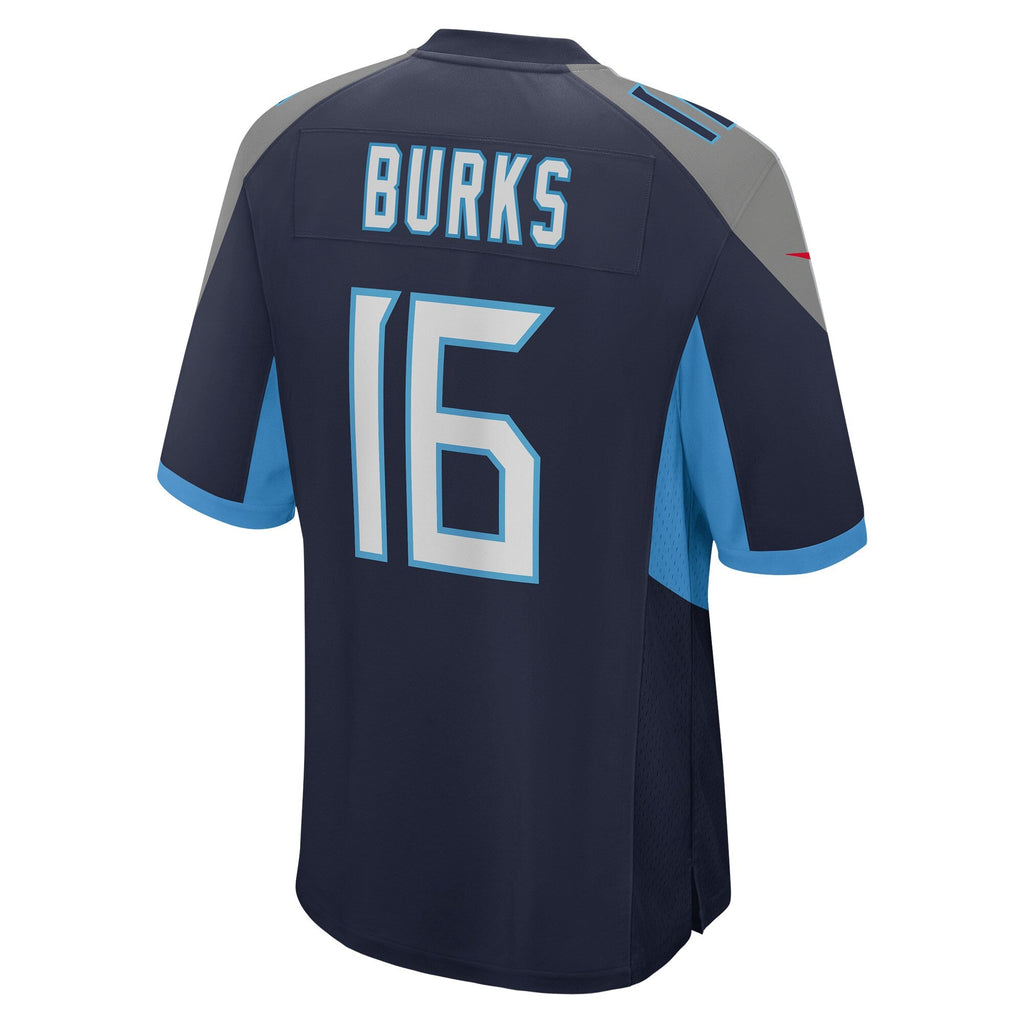 Tennessee Titans Treylon Burks Navy Player Game Jersey product image 4, provided for visual reference and product detail