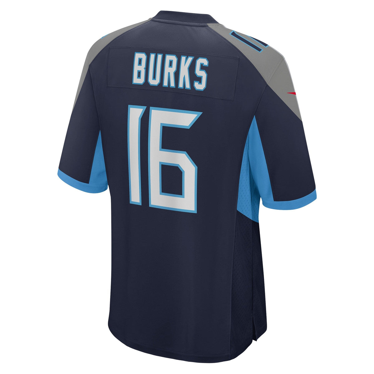 Tennessee Titans Treylon Burks Navy Player Game Jersey product image 4, provided for visual reference and product detail
