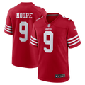 San Francisco 49ers Skyy Moore Scarlet Team Game Jersey product image 1, provided for visual reference and product detail