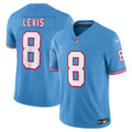Tennessee Titans Will Levis Light Blue Alternate Oilers Throwback Vapor F.U.S.E. Limited Jersey product image 1, provided