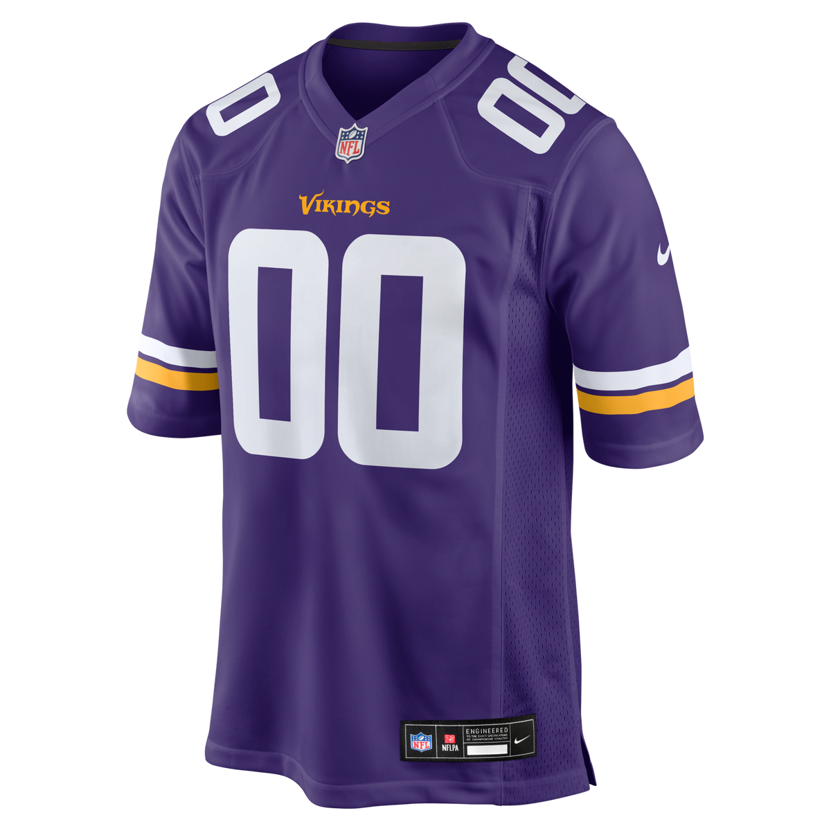 Minnesota Vikings Purple Custom Game Jersey product image 3, provided for visual reference and product detail review