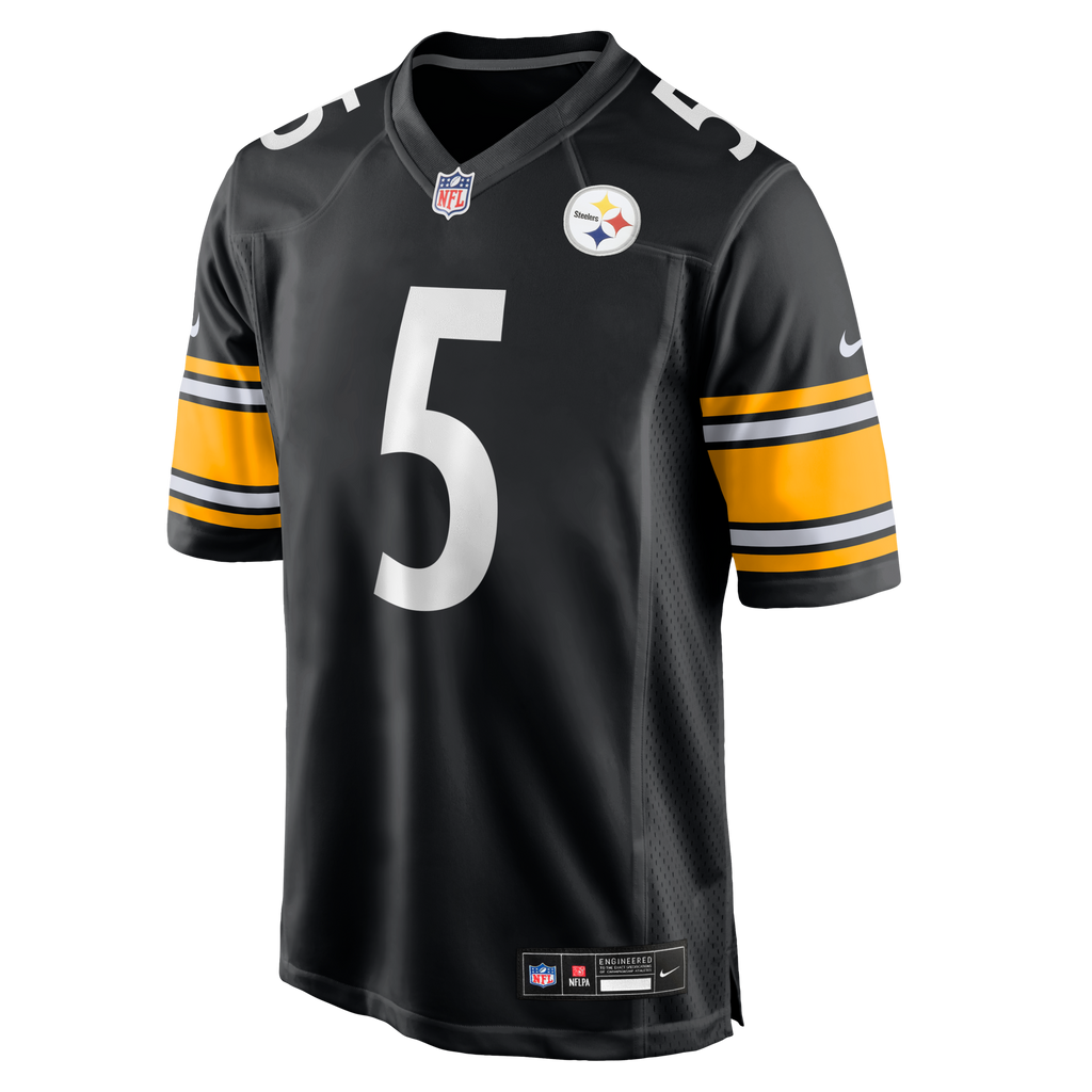Pittsburgh Steelers Jalen Ramsey Black Team Game Jersey product image 3, provided for visual reference and product detail