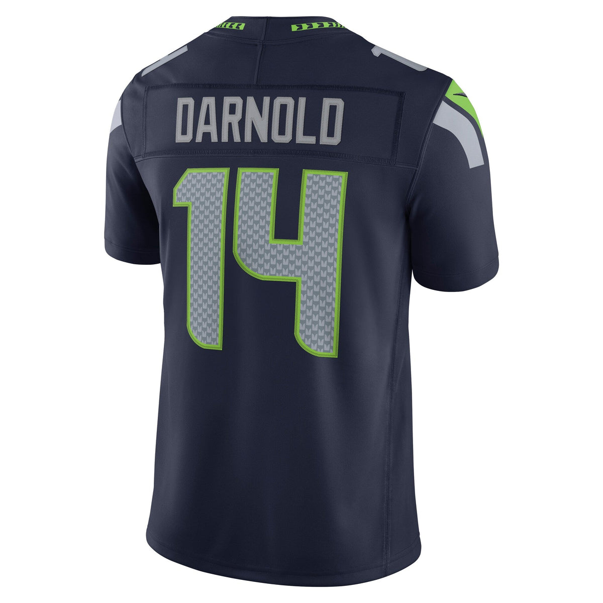 Seattle Seahawks Sam Darnold College Navy Team Vapor F.U.S.E. Stitched Limited Jersey product image 4, provided for visual