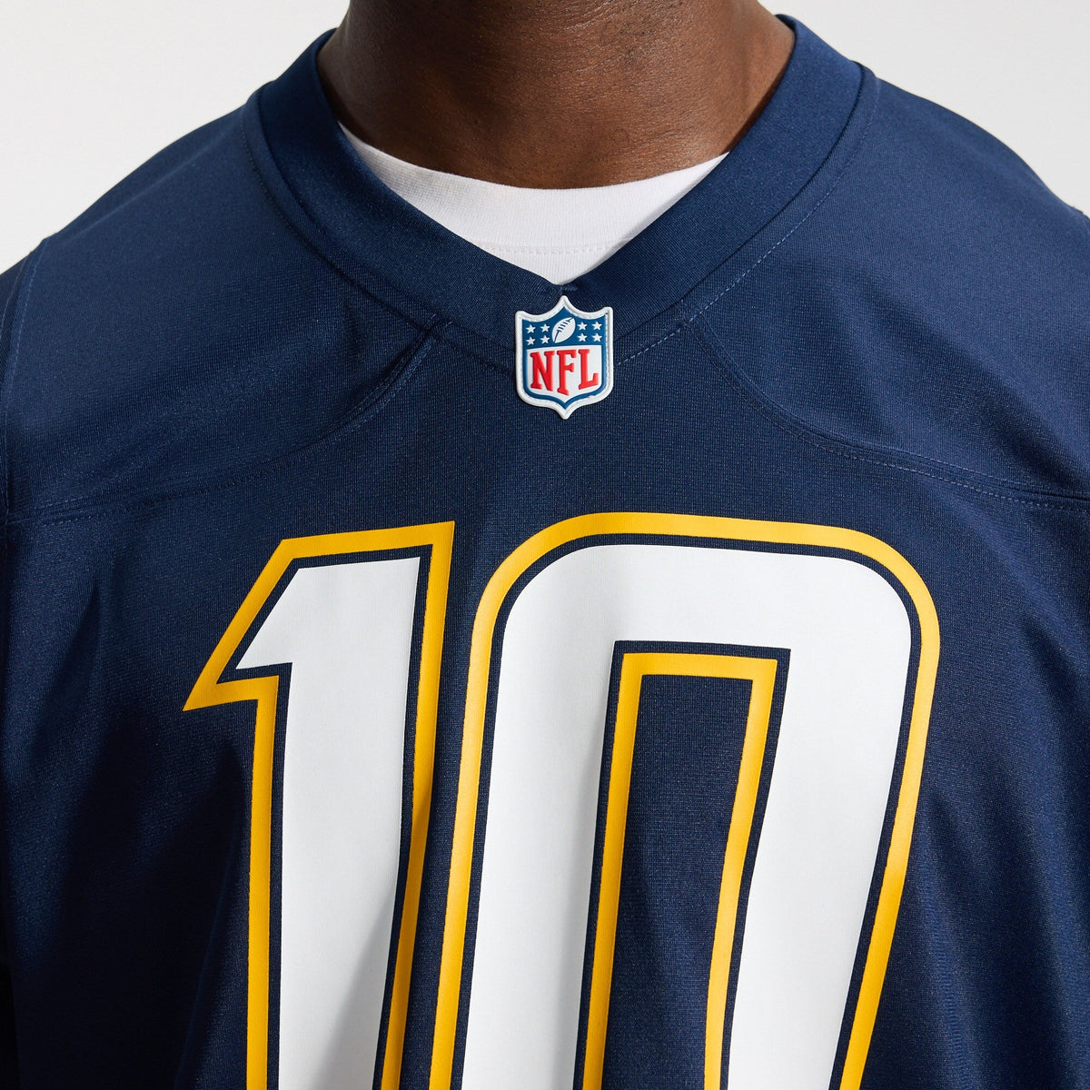 Los Angeles Chargers Justin Herbert Navy Alternate Super Chargers Game Player Jersey product image 10, provided for visual