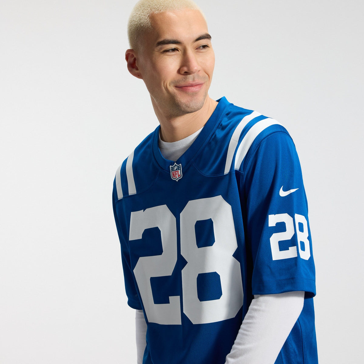 Indianapolis Colts Jonathan Taylor Royal Player Game Jersey product image 11, provided for visual reference and product