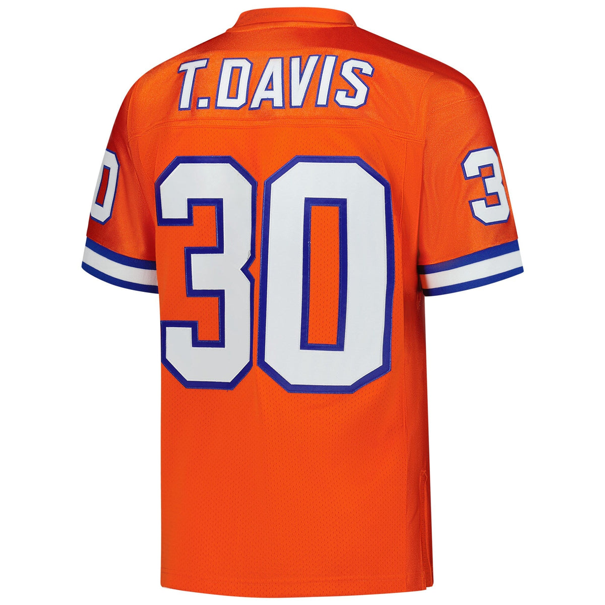 Denver Broncos Terrell Davis Orange 1995 Authentic Throwback Retired Player Jersey product image 4, provided for visual