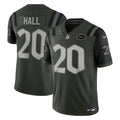 New York Jets Breece Hall Gotham Green 2025 Rivalries Collection Stitched Limited Jersey product image 1, provided for