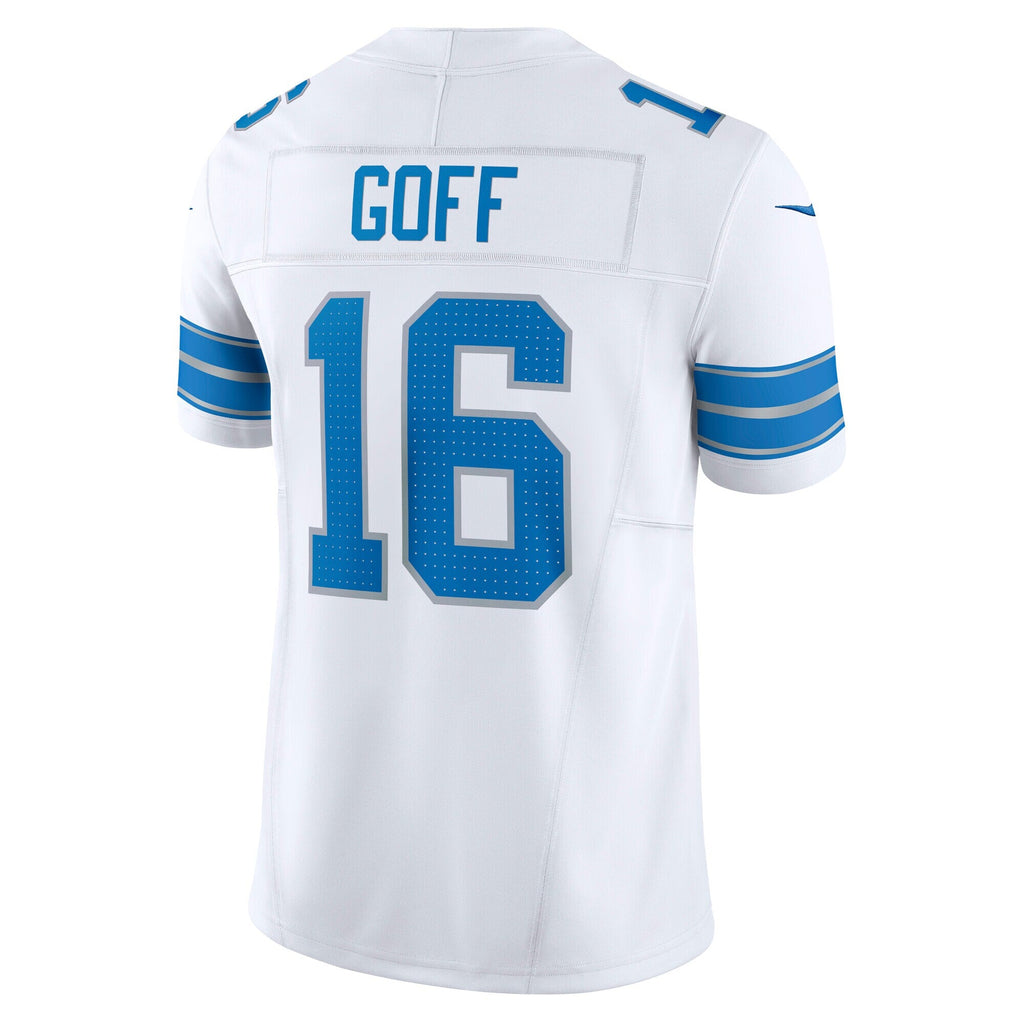 Detroit Lions Jared Goff White Vapor F.U.S.E. Limited Jersey product image 4, provided for visual reference and product