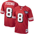 San Francisco 49ers 1994 Steve Young Scarlet Authentic Throwback Retired Player Jersey product image 1, provided for visual