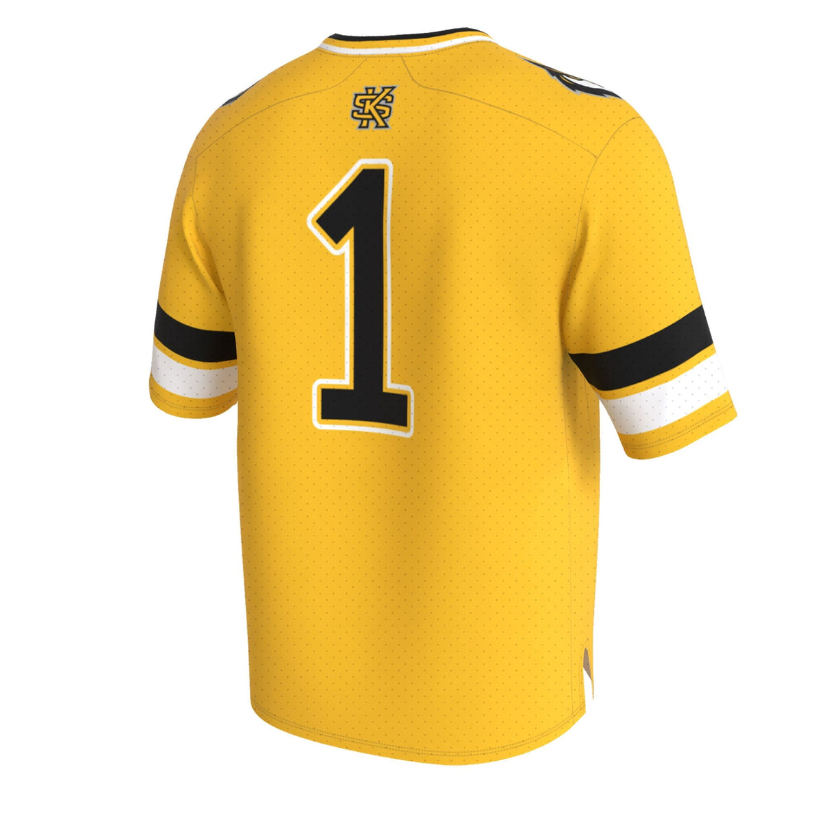 Kennesaw State Owls Lightweight Collegiate Football Fashion Jersey - Gold product image 4, provided for visual reference and