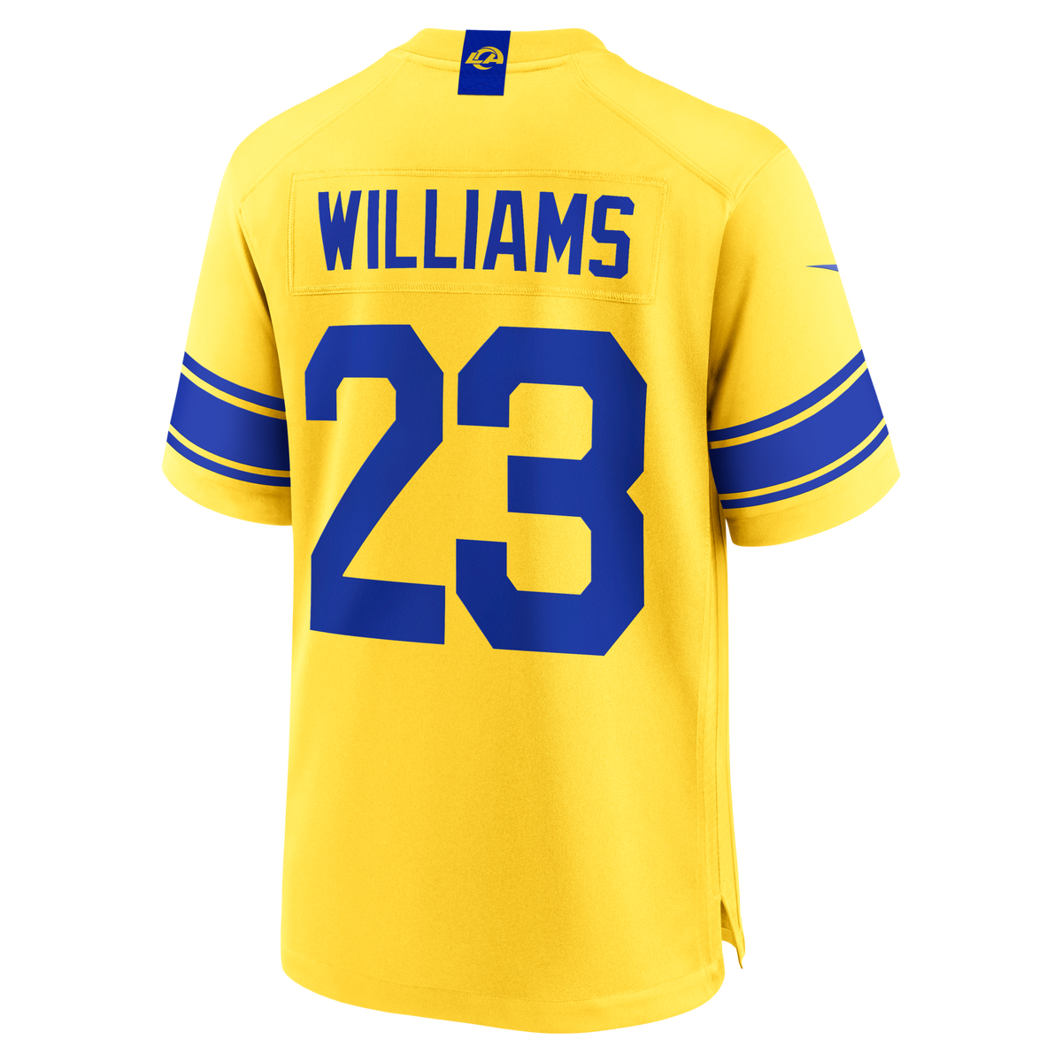 Los Angeles Rams Kyren Williams Classic Sol Game Jersey product image 4, provided for visual reference and product detail