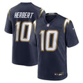 Los Angeles Chargers Justin Herbert Navy Alternate Super Chargers Game Player Jersey product image 1, provided for visual