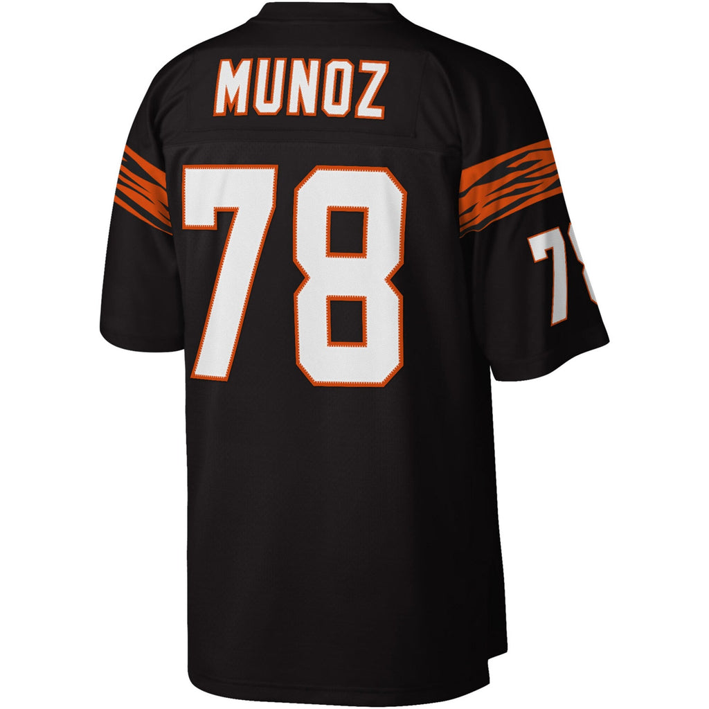 Cincinnati Bengals Anthony Muñoz Black Legacy Replica Jersey product image 4, provided for visual reference and product