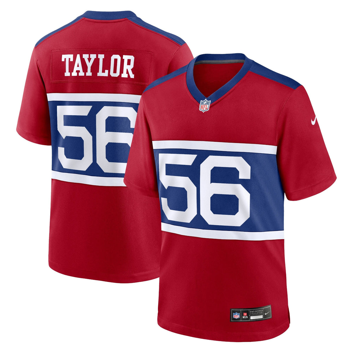 New York Giants Lawrence Taylor Century Red Alternate Retired Player Game Jersey product image 1, provided for visual
