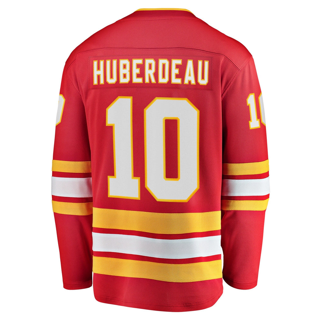 Calgary Flames Jonathan Huberdeau Red Home Breakaway Player Jersey product image 4, provided for visual reference and