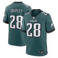 Philadelphia Eagles Will Shipley Midnight Green Team Game Jersey product image 1, provided for visual reference and product