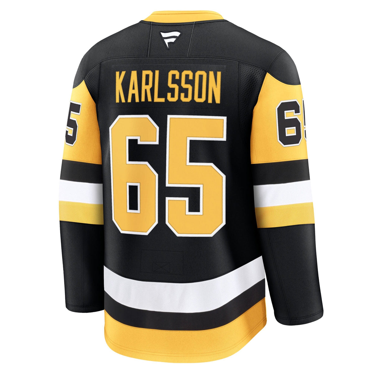 Pittsburgh Penguins Erik Karlsson Black Home Premium Jersey product image 4, provided for visual reference and product